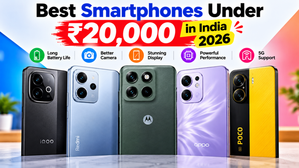 Best Smartphones Under ₹20,000 in India 2026 best smartphones under ₹20,000 in india 2026